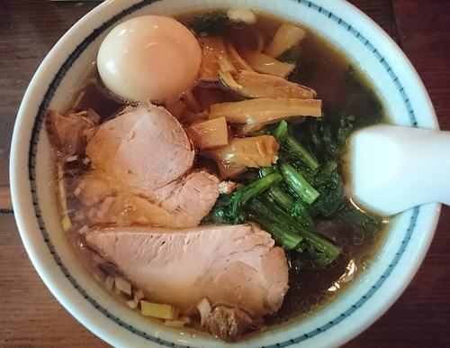 「らぅめん 玉子入り」@らぅめん とくやの写真