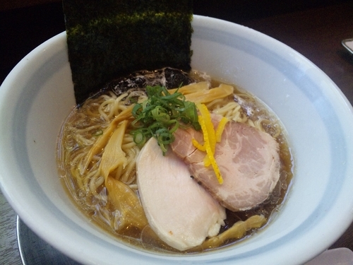 「冷やし煮干しそば　800円」@麺道 麒麟児の写真