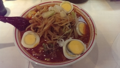 「味噌タンメン、大盛」@蒙古タンメン 中本 渋谷店の写真