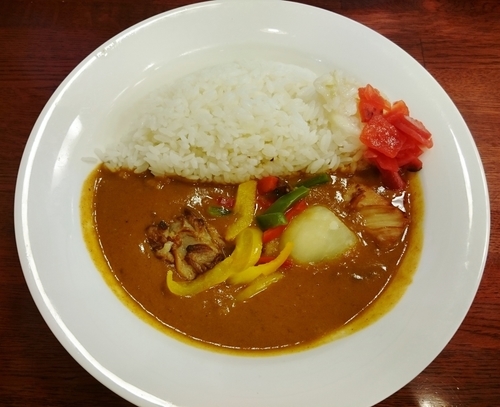 「タイ風チキンカレー 750円」@カレーショップC&C 秋葉原店の写真
