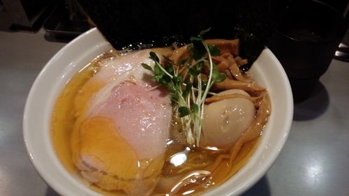 「特製しおそば　大盛 （970円＋100円）」@中華蕎麦 瑞山（ZUIZAN）の写真