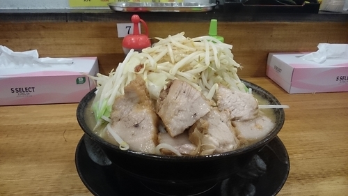 「ラーメン大盛り￥８５０」@ラーメン盛太郎の写真