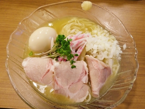 「清涼冷やし煮干そば　　880円」@鯛塩そば 灯花 本店の写真