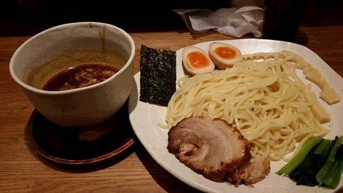 「つけめん+味玉子」@麺屋ぬかじの写真
