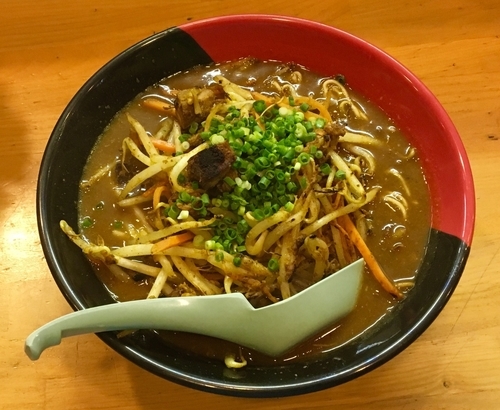 「鶏白湯スパイシーカレー麺とろみ」@麺場 鶏源 TORIGEN 黄金町店の写真