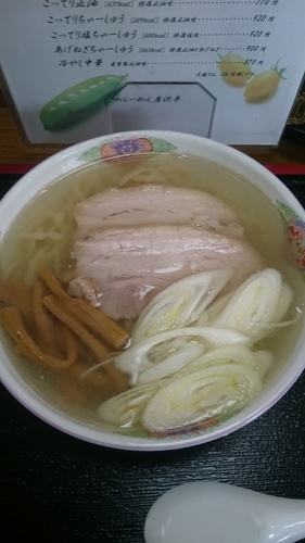 「手打しおらーめん 650円」@さのらーめん 唐沢亭の写真