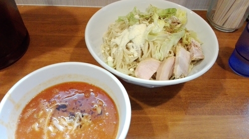「チリトマト　つけ麺」@自家製麺ラーメンKの写真