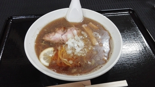 「煮干しそば（週末限定？）」@寺カフェ 中華そば水加美の写真