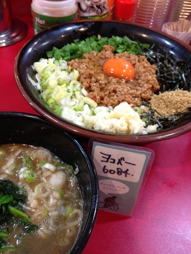 「混ぜつけ麺」@家系ラーメン とらきち家の写真