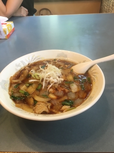 「アリランラーメン（750￥）」@八平の食堂の写真