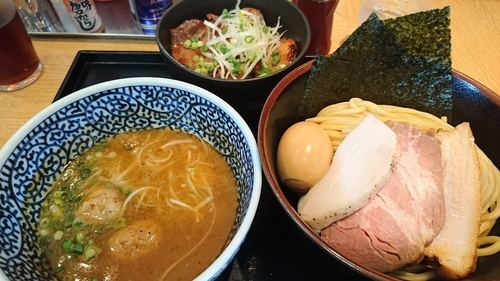 「特製濃厚魚介つけ麺」@麺屋 一燈の写真