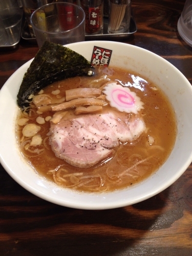 「煮干しらーめん」@煮干しらーめん 玉五郎 東京新宿店の写真