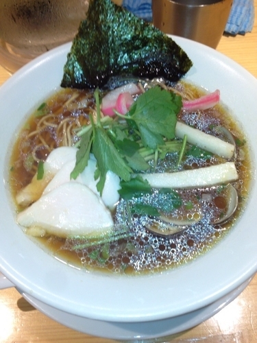 「蛤SOBA」@Ginza Noodles むぎとオリーブの写真