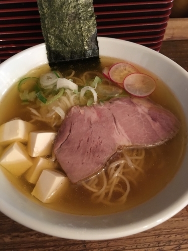 「あっさり飯野」@ラーメン酒場 晴江戸の写真