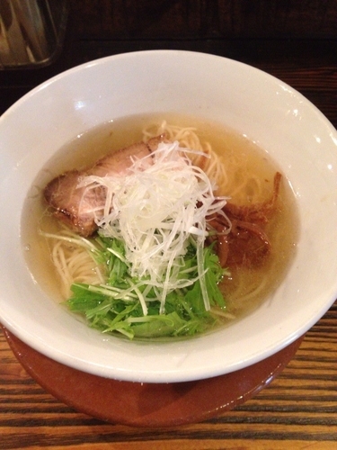 「塩そば」@秋刀魚中華そば 生粋の写真