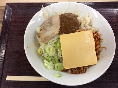 「まぜそば」@ジャンクガレッジ プレナ幕張店の写真