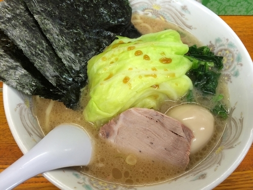 「キャベツラーメン」@横浜ラーメン厨房 うえむらやの写真