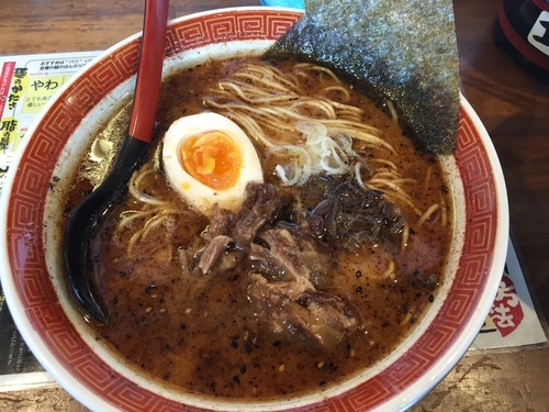 「おっぺしゃんラーメン 750円」@熊本らーめん おっぺしゃん 若林店の写真