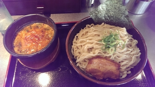 「石焼つけ麺(ハバネロ)、大盛」@拉麺福徳 永山店の写真