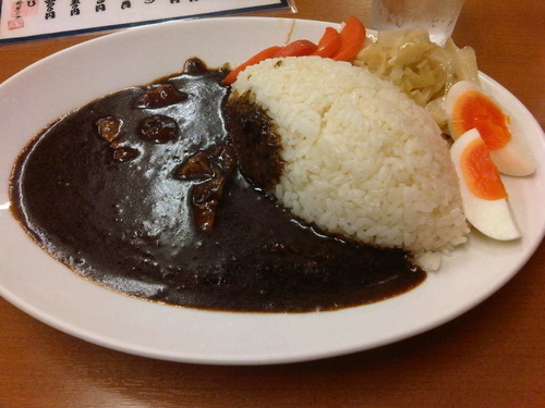 「最高級カレーライス(1000円)」@武田流 古式カレーライス 支那そば インディアン 本店の写真