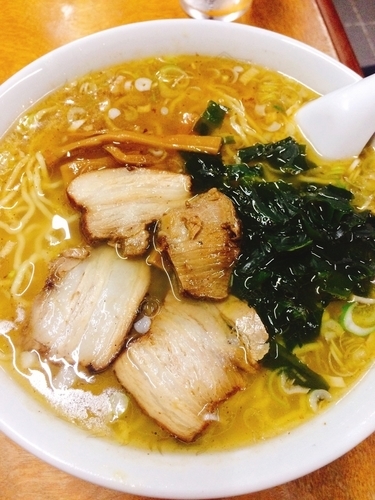 「塩ラーメン大盛」@梅喜の写真