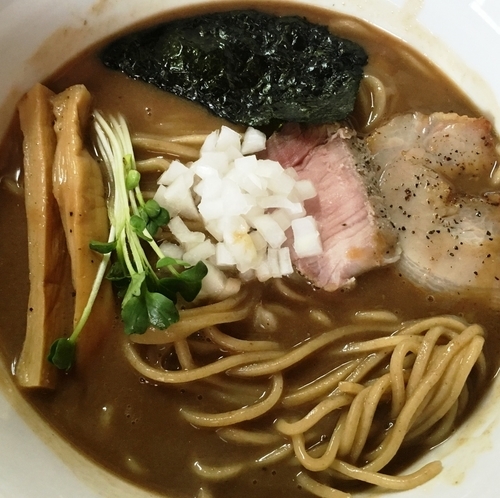「凄濃中華そば（並）」@煮干し中華そば 蓮の華の写真