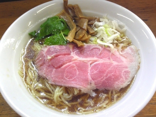 「【限定】冷やし煮干らーめん￥800」@麺屋信玄の写真