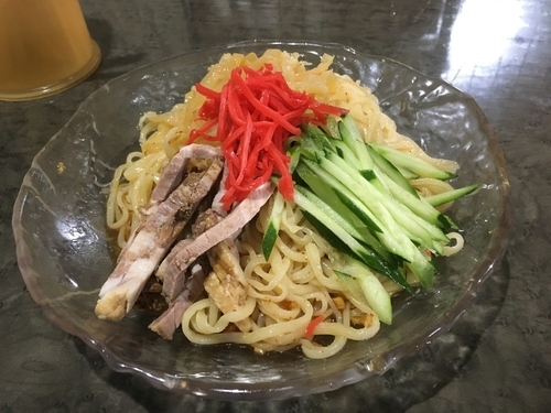 「冷やし中華(辛いの)」@手延べラーメン カーターの写真