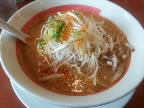 「味噌ねぎらーめん」@野菜らーめん 幸楽苑 青梅店の写真