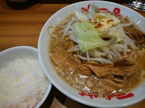 「ガッツリ煮干らーめん」@なんつッ亭 御徒町店の写真