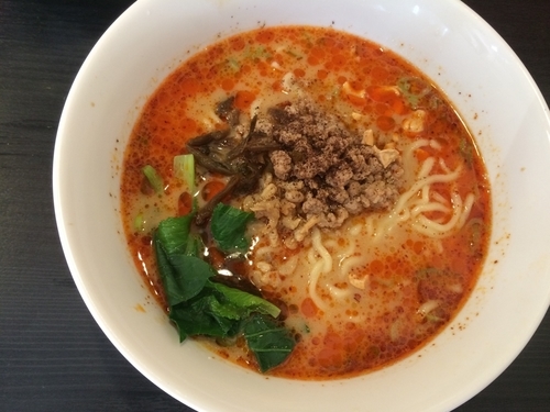 「赤たんたん汁あり」@あかくろたんたんの写真