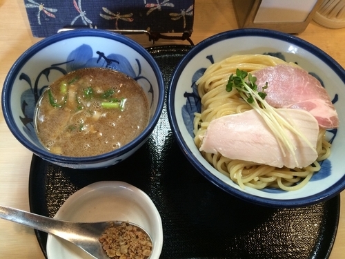 「鶏と魚介のつけめん」@つけ麺 たけもとの写真
