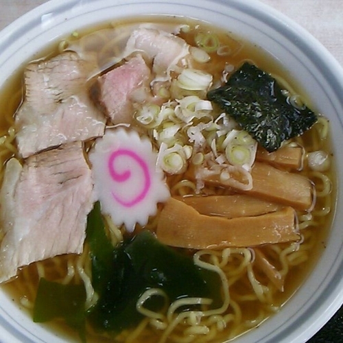 「中華そば（500円）」@食堂 白木屋の写真