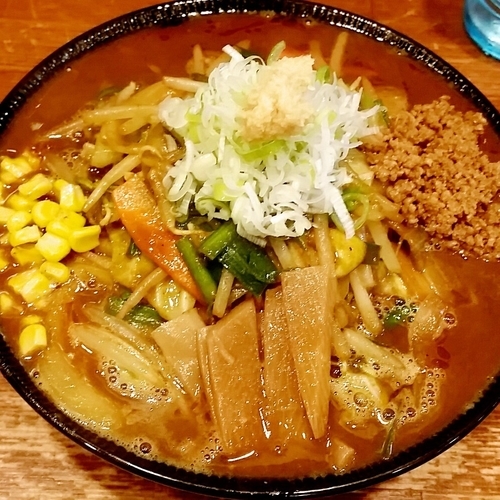 「【限定】味噌咖喱夏野菜タンメン　８５０円」@麺や 蒼輝 AOIKAGAYAKIの写真