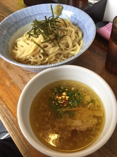 「淡麗塩つけ麺　800円」@塩つけ麺 灯花の写真