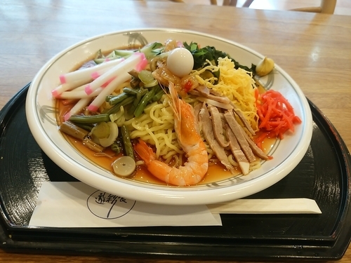 「冷し中華(並盛・醤油903円」@遊彩食の写真