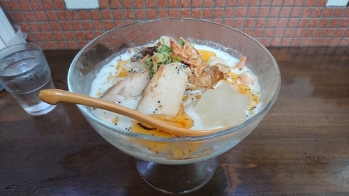 「【限定】海老とトウモロコシの冷やし」@麺場voyageの写真