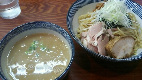 「【限定】生海苔のつけ麺(300g)　900円」@良温(Ra-on)の写真