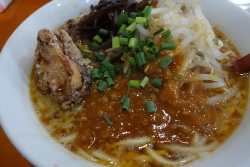「魂麺（ソウルめん）醤油中盛り700円」@麺屋 なか邑の写真