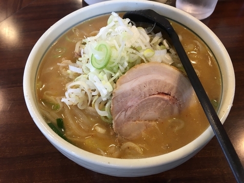 「味噌ラーメン 半チャーハンセット」@北海道ラーメン なまら 蒲生店の写真