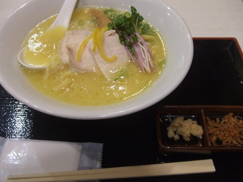 「鶏 白湯SOBA(並)880円」@銀座 篝 ラゾーナ川崎プラザ店の写真