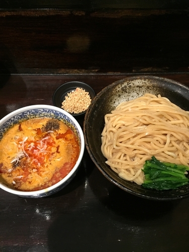 「坦々つけ麺  大盛  950円」@自家製麺ほうきぼし 神田店の写真