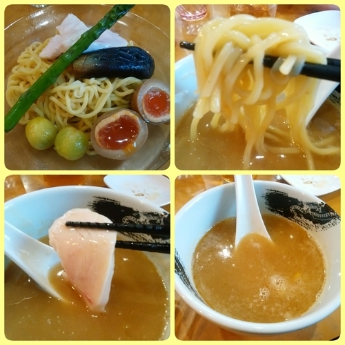 「【限定】天草大王と鯛煮干しのつけ麺（味玉付き）」@麺屋 扇 SENの写真