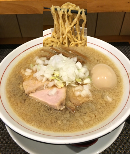 「背脂煮干 750円」@麺庵ちとせの写真