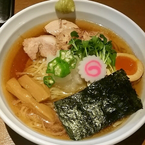 「【夏季限定】冷やしラーメン ８５０円」@Dragon Noodle's ドラゴンラーメンの写真