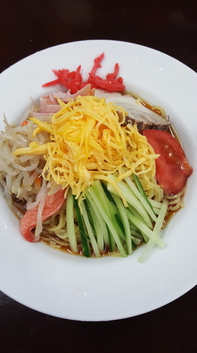 「冷やし中華　正油味」@Chinese Restaurant よ志乃 京成店の写真