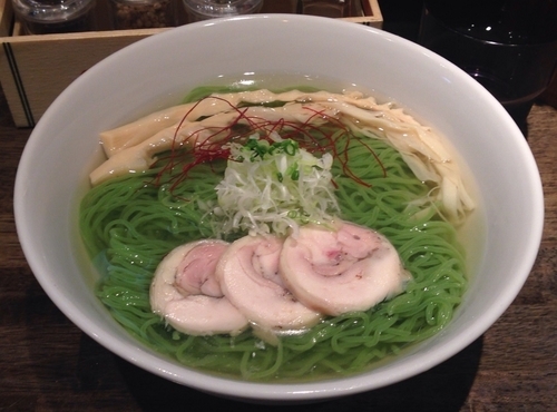 「塩ひんやり(ワカ麺･限定)800円」@元祖一条流がんこ 長津田分店の写真
