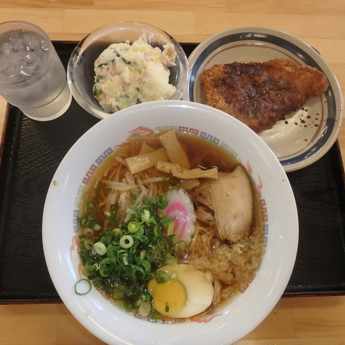 「中華そば(並)(350円)、煮卵(50円)他」@キリンの写真