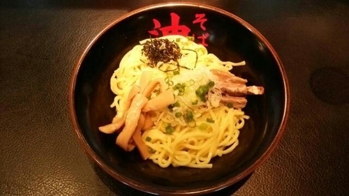 「油そば 並」@東京油組総本店 銀座組の写真