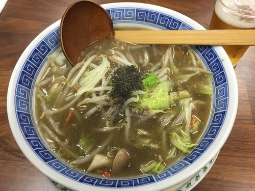 「黒みそラーメン」@二番軒食堂の写真